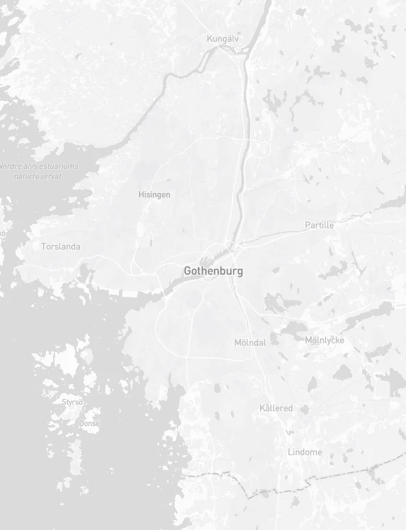 Map of Gothenburg